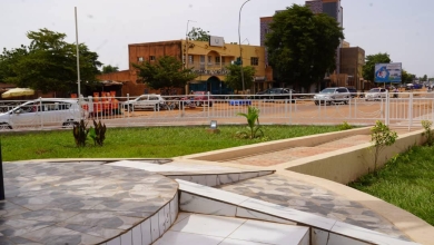 Travaux de rénovation du carrefour du château 8 au quartier Yantala