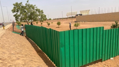 travaux d’aménagement de l'espace du Pavillon Présidentiel de l’Aéroport Diori Hamani de Niamey