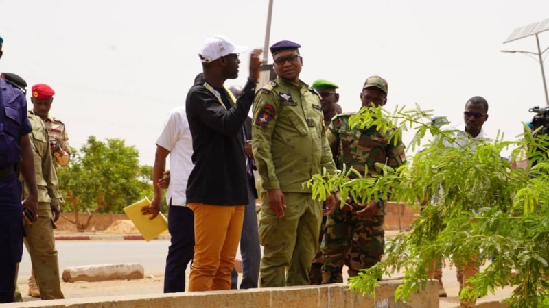 Visite de terrain sur plusieurs sites de la ville de Niamey