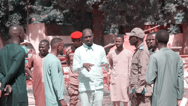 Visite de terrain du Directeur Général de l'Agence de Modernisation des Villes à Niamey