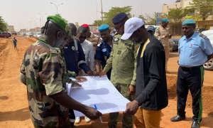 Visite de terrain sur plusieurs sites de la ville de Niamey