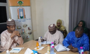 Visite du Ministre, Directeur de Cabinet du Président du CNSP, Dr Soumana Boubacar