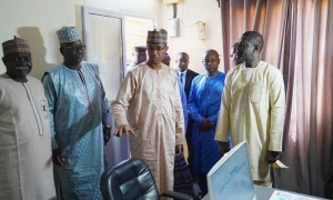 Visite du Ministre, Directeur de Cabinet du Président du CNSP, Dr Soumana Boubacar