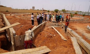 Visite d'évaluation des travaux sur les chantiers de l'AMV