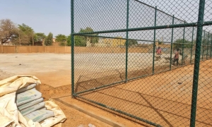Visite de terrain au Complexe Omnisports du Village de la Francophonie