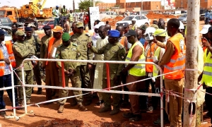 visite de supervision sur les chantiers importants de voirie 