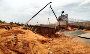 visite de supervision sur les chantiers importants de voirie 
