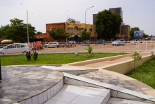 Travaux de rénovation du carrefour du château 8 au quartier Yantala