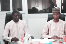 Visite du Ministre, Directeur de Cabinet du Président du CNSP, Dr Soumana Boubacar.