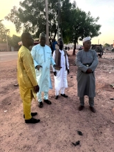 visite de terrain dans la capitale du Damagaram