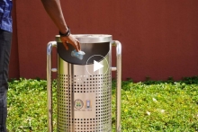 Phase pilote de placement de poubelles publiques