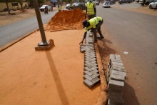 Niamey : l’AMV-Niger engage des travaux de pavage sur plusieurs axes stratégiques